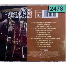 Blood, Sweat & Tears: «Blood, Sweat & Tears Greatest Hits»