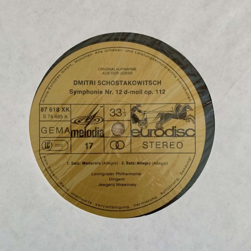 Dmitri Schostakowitsch - Kiril Kondrashin: «Symphonien 1-15» LP 09