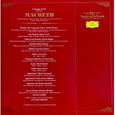 Giuseppe Verdi - Shirley Verrett, Piero Cappuccilli, Placido Domingo, Nicolai Ghiaurov, Coro E Orchestra Del Teatro Alla Scala, Claudio Abbado: «Macbeth»