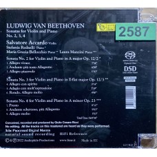 Ludwig van Beethoven, Salvatore Accardo: «Sonatas for Violin and Piano No.2, 3, 4»