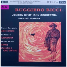 Ruggiero Ricci, London Symphony Orchestra, Pierino Gamba / Bizet / Sarasate / Saint-Saens: «Carmen Fantasie / Zigeunerweisen / Havanaise - Introduction & Rondo Capriccioso»