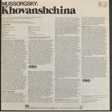 Modest Mussorgsky: «Khovanshchina» LP 04