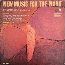 Various: «New Music For The Piano: 24 Contemporary Composer» LP 01