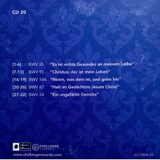 Ton Koopman, Johann Sebastian Bach, The Amsterdam Baroque Orchestra And Choir: «Complete Cantatas» CD 20