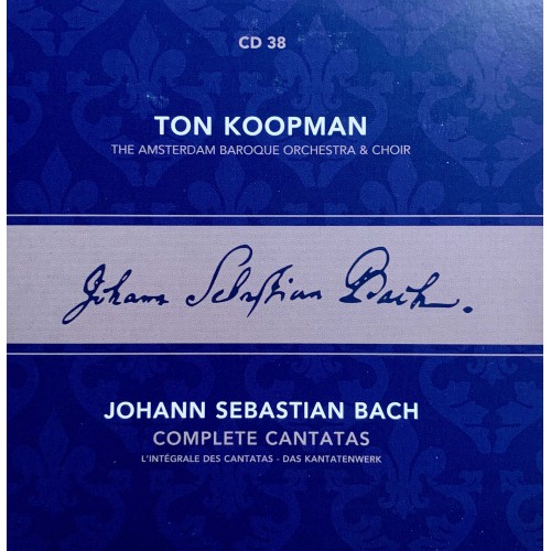 Ton Koopman, Johann Sebastian Bach, The Amsterdam Baroque Orchestra And Choir: «Complete Cantatas» CD 38