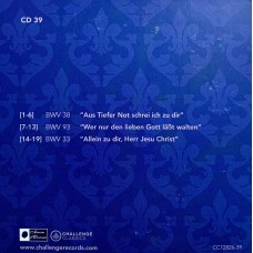 Ton Koopman, Johann Sebastian Bach, The Amsterdam Baroque Orchestra And Choir: «Complete Cantatas» CD 39