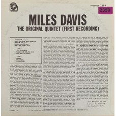 Miles Davis: «The Original Quintet (First Recording)»