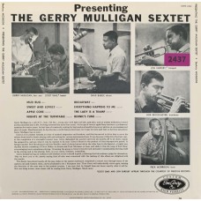 The Gerry Mulligan Sextet: «Presenting The Gerry Mulligan Sextet»