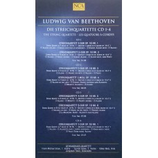 Gewandhaus-Quartett - Ludwig van Beethoven: «Die Streichquartette - The String Quartets - Les Quatuors A Cordes» CD 01-04