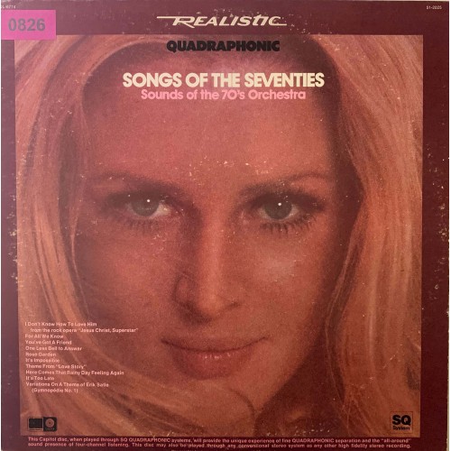 Sounds Of The 70's Orchestra: «Songs Of The Seventies»