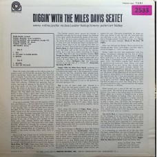 Miles Davis: «Diggin' With The Miles Davis Sextet»