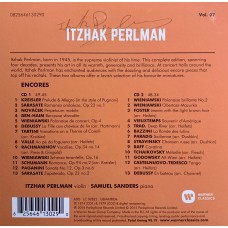 Itzhak Perlman: «The Complete Warner Recordings» Vol. 07