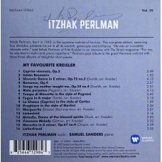 Itzhak Perlman: «The Complete Warner Recordings» Vol. 39