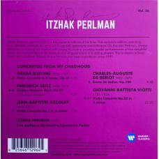 Itzhak Perlman: «The Complete Warner Recordings» Vol. 56