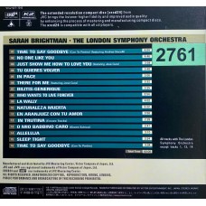 Sarah Brightman & The London Symphony Orchestra: «Time To Say Goodbye»
