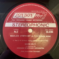 Mahler, Yvonne Minton, Georg Solti, The Chicago Symphony Orchestra: «Symphony No. 5 / 4 Songs From 