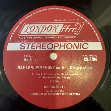Mahler, Yvonne Minton, Georg Solti, The Chicago Symphony Orchestra: «Symphony No. 5 / 4 Songs From 