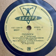 Ирина Бржевская / Евгений Кибкало: «Геологи / Машинист»