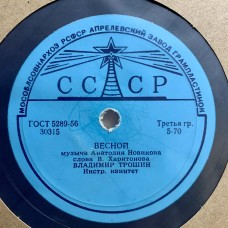 Владимир Трошин: «Не Тревожься / Весной»