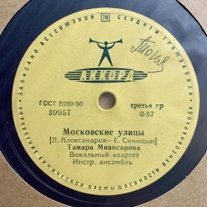 Тамара Миансарова: «Пусть всегда будет солнце / Московские улицы»