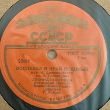 Леонид Кострица: «Воспоминание / Воспевал я край родимый»