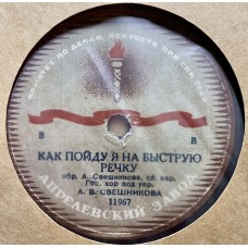 Гос. хор русской песни под упр. А.В. СВЕШНИКОВА: «Вечерний звон / Как пойду я на быструю речку»