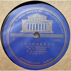 Ф. И. Шаляпин: «Соловейко / Ах ты, солнце, солнце красное»