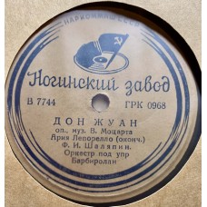Ф. И. Шаляпин: «Ария Лепорелло»
