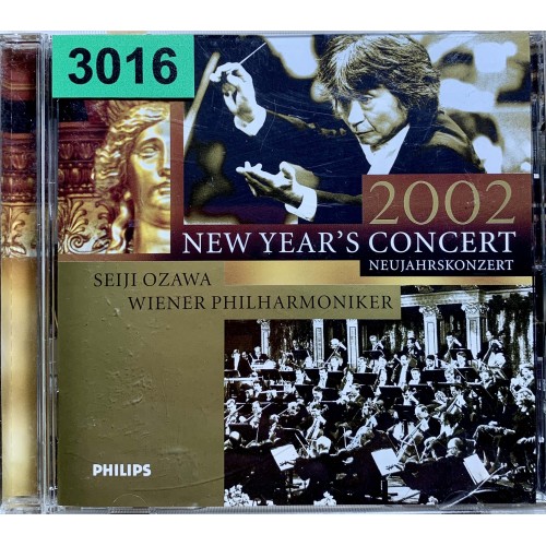 Seiji Ozawa / Wiener Philharmoniker: «New Year's Concert 2002 = Neujahrskonzert 2002»