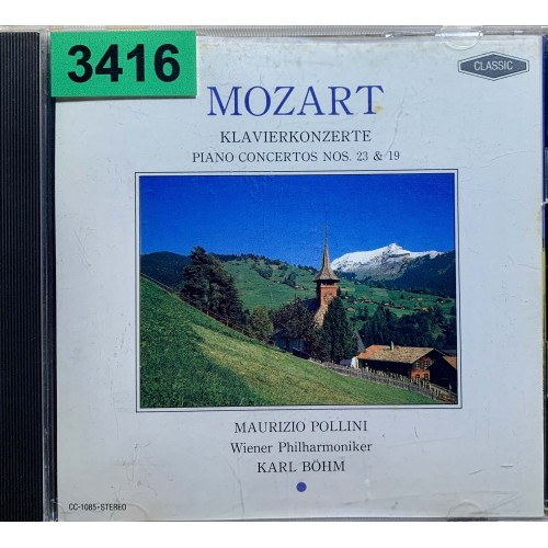 Mozart, Karl Böhm - Wiener Philharmoniker: «Piano Concertos No. 23 & No. 19»