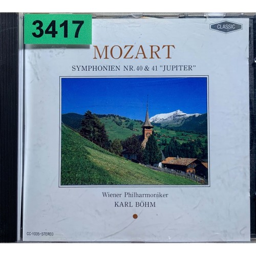 Mozart, Karl Böhm - Wiener Philharmoniker: «Symphonies No. 40 & No. 41 "Jupiter"»