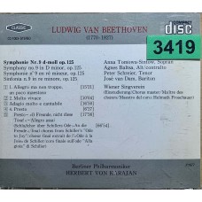 Ludwig van Beethoven, Berliner Philharmoniker, Herbert von Karajan: «Symphony No. 9»