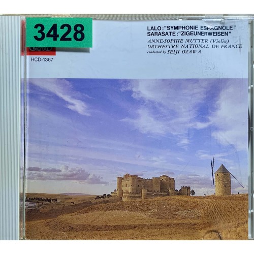 Lalo, Sarasate, Anne-Sophie Mutter, Seiji Ozawa, Orchestre National De France: «Symphonie Espagnole / Zigeunerweisen»