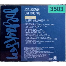Joe Jackson: «Live 1980/86» (Japanese Edition - Disc Two)